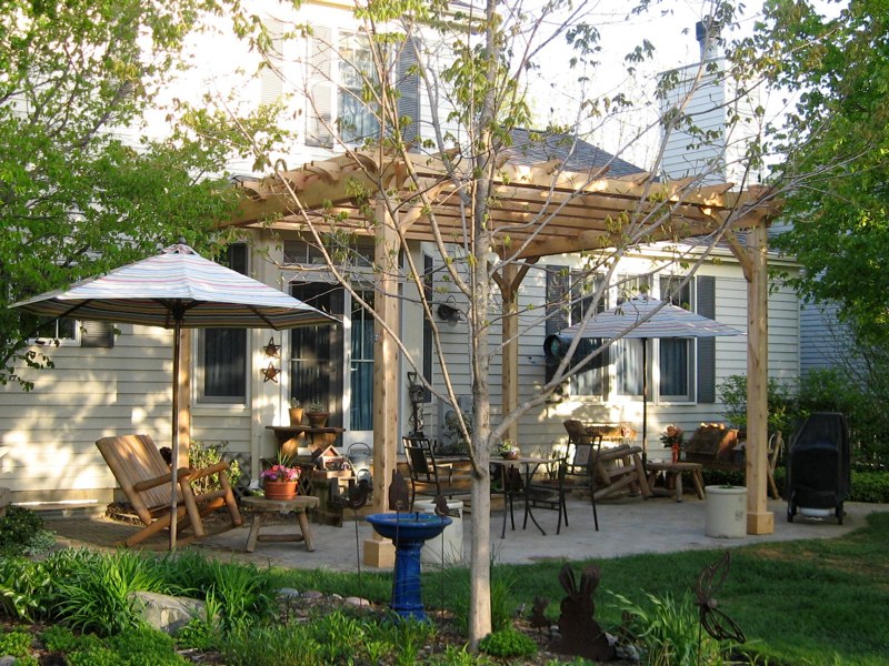 Cedar Pergola Design & Installation - Grayslake, IL